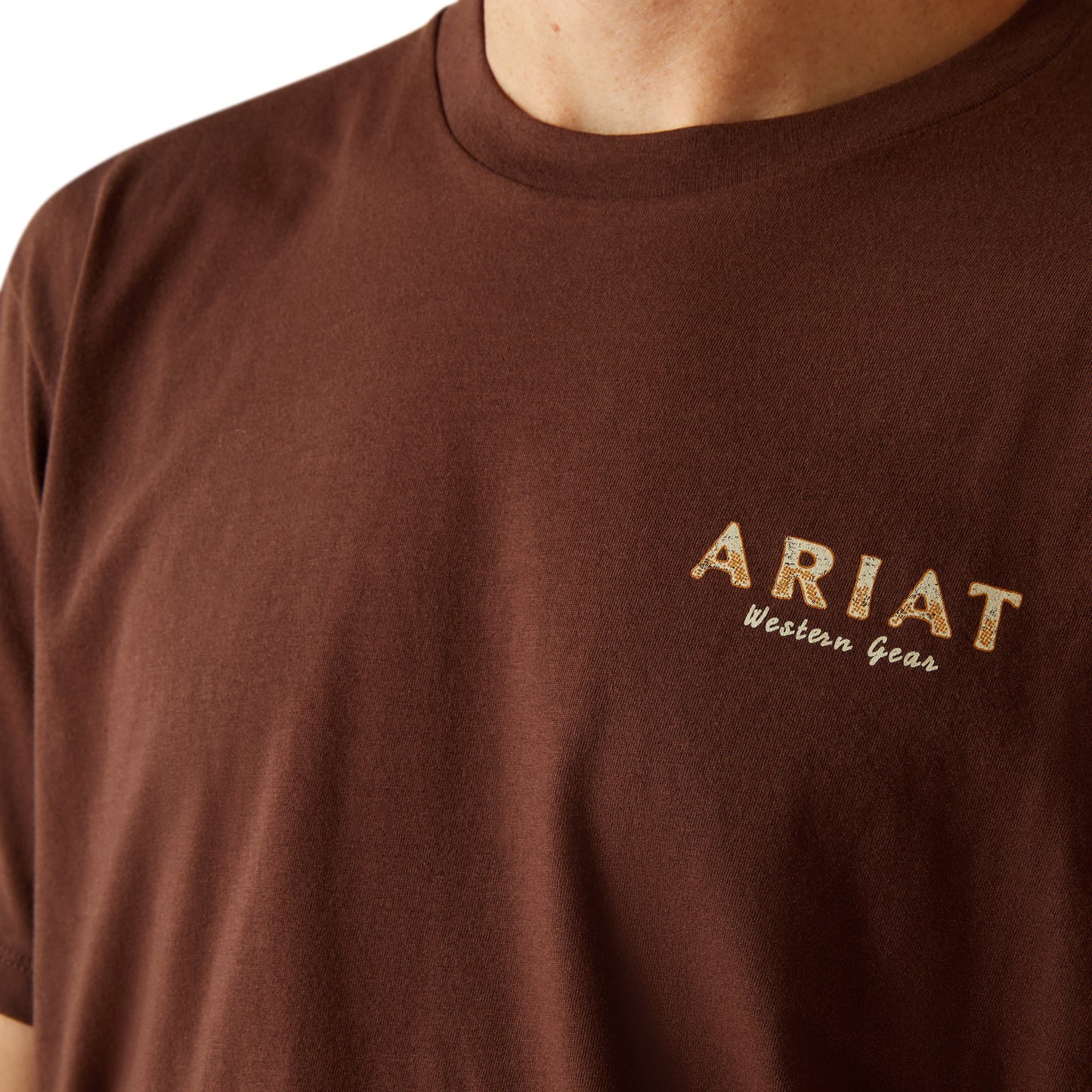 Ariat Mens 10062422 They Ain't US T-Shirt in Brown