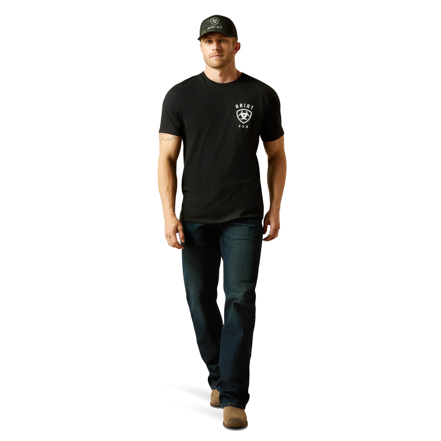 Ariat Mens Faded Bull T-Shirt 10062429