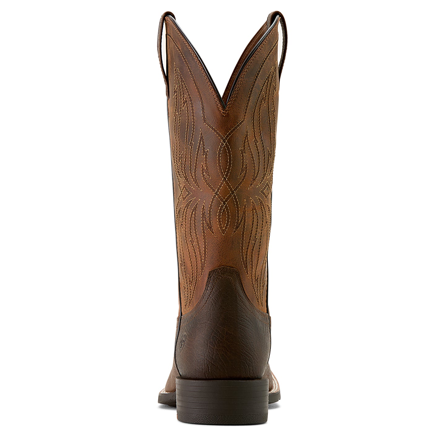 Ariat Mens 10063985 Sport Rustler Wide Square Toe Cowboy Boots in Toffee Hippo Print