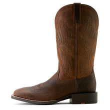 Load image into Gallery viewer, Ariat Mens 10063985 Sport Rustler Wide Square Toe Cowboy Boots in Toffee Hippo Print
