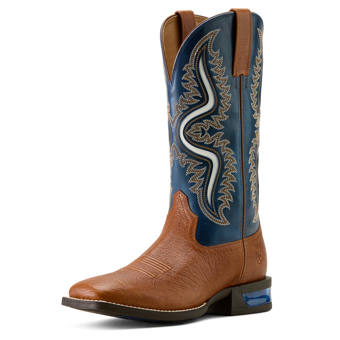 Ariat Mens 10064043 Captivate Western Boots in Red Oak/Deep Blue