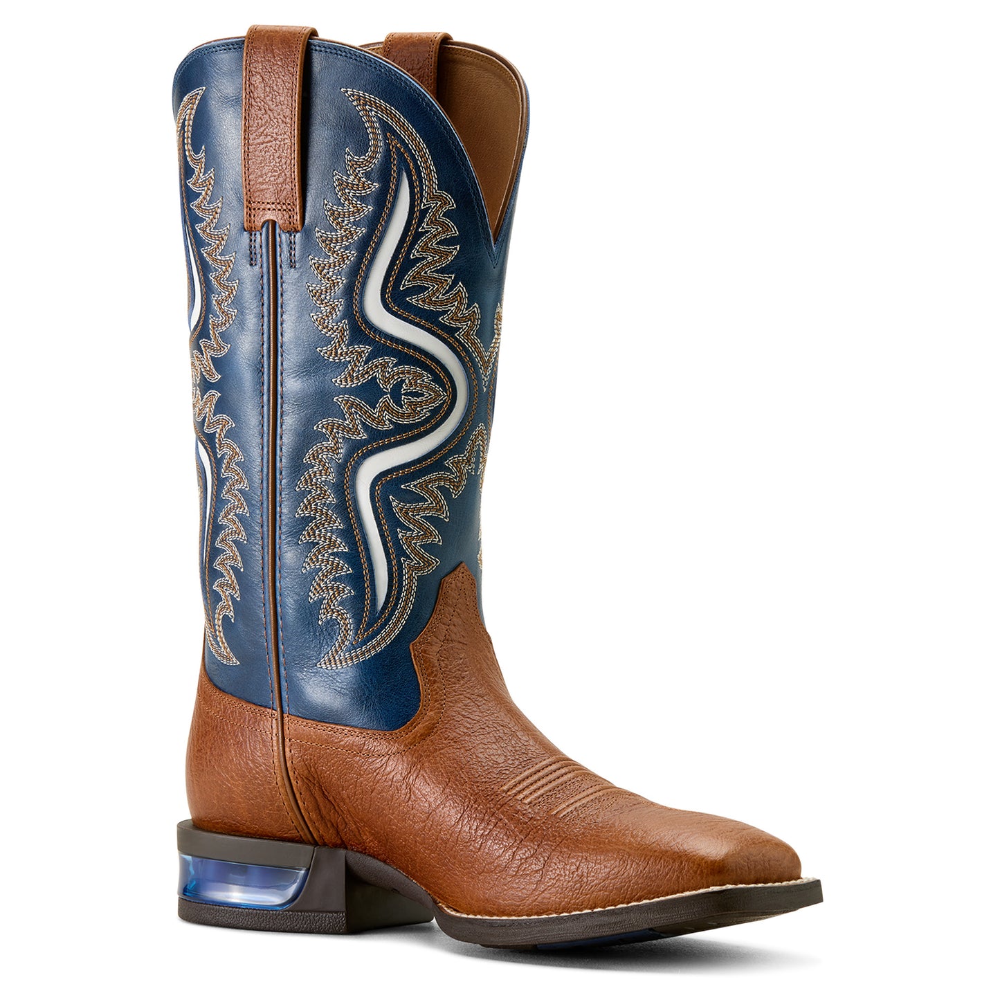 Ariat Mens 10064043 Captivate Western Boots in Red Oak/Deep Blue