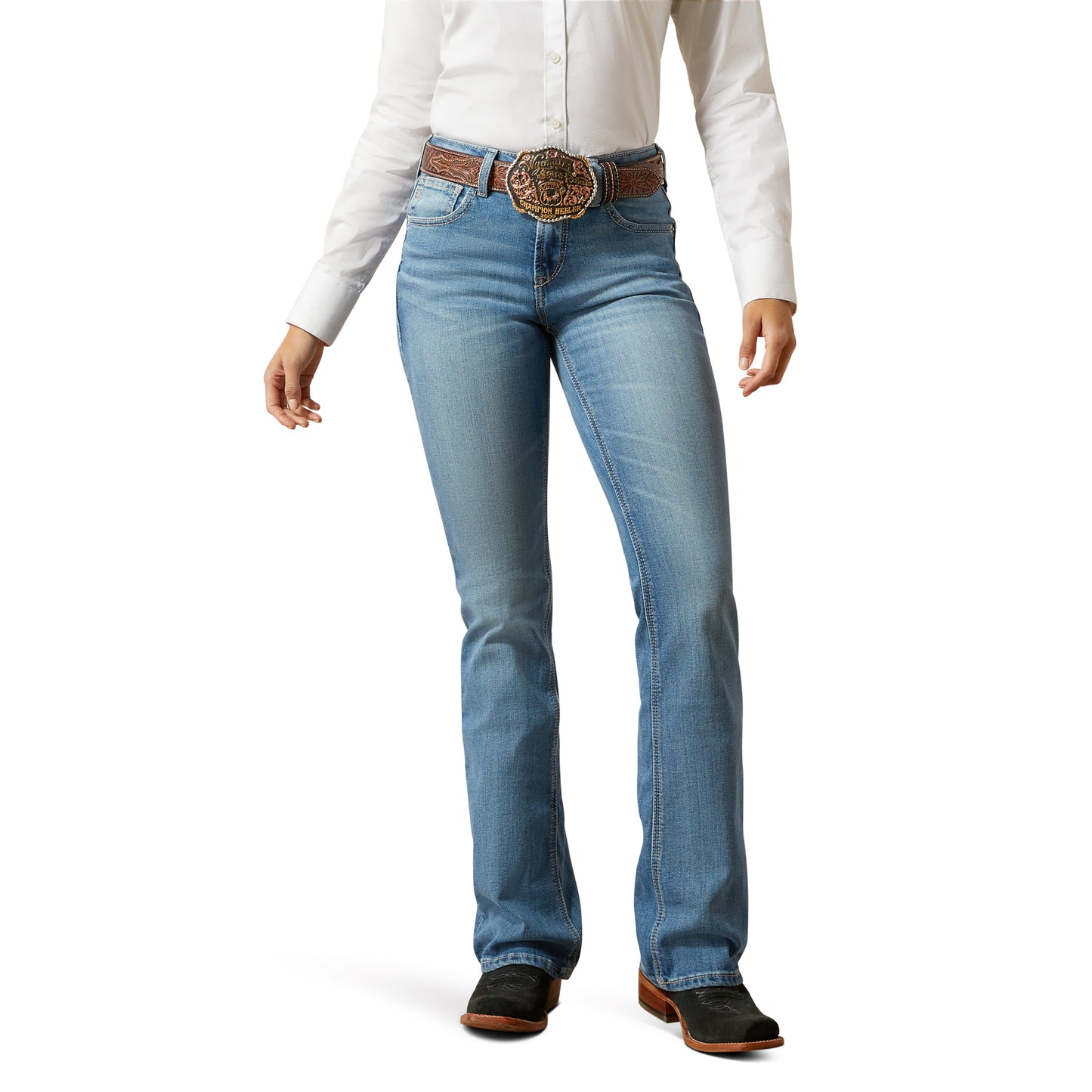 Ariat Ladies 10061735 High Rise Rowyn Boot Cut Jeans