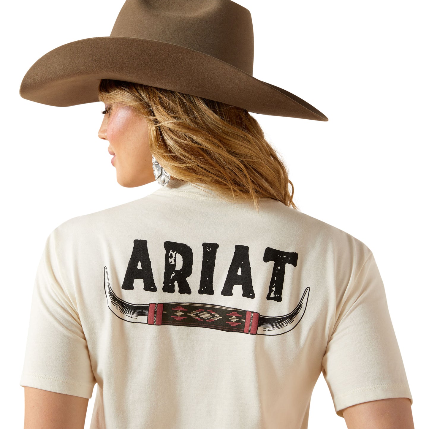Ariat  Ladies/Unisex Ariat Bull Horns T-Shirt 10062431