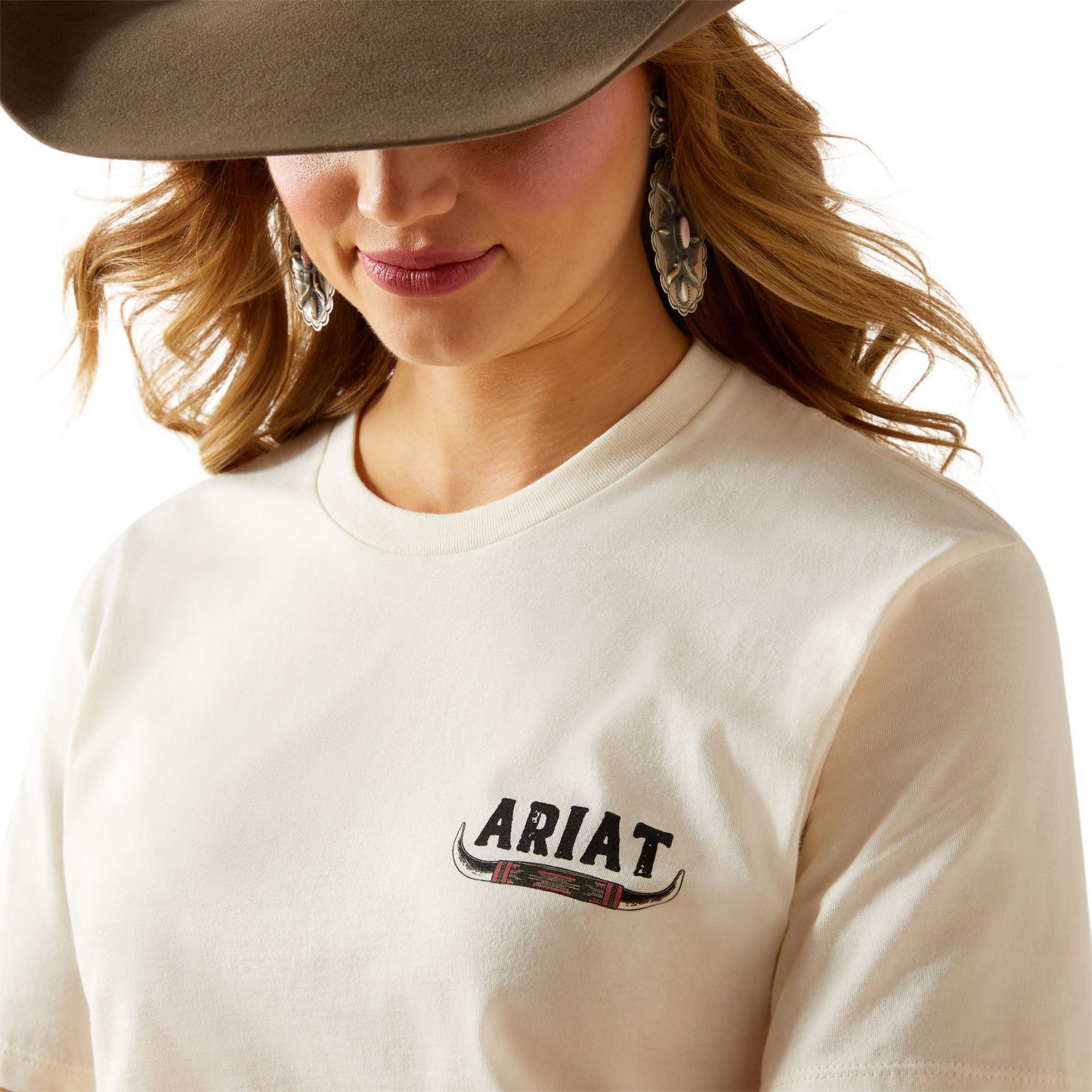 Ariat  Ladies/Unisex Ariat Bull Horns T-Shirt 10062431