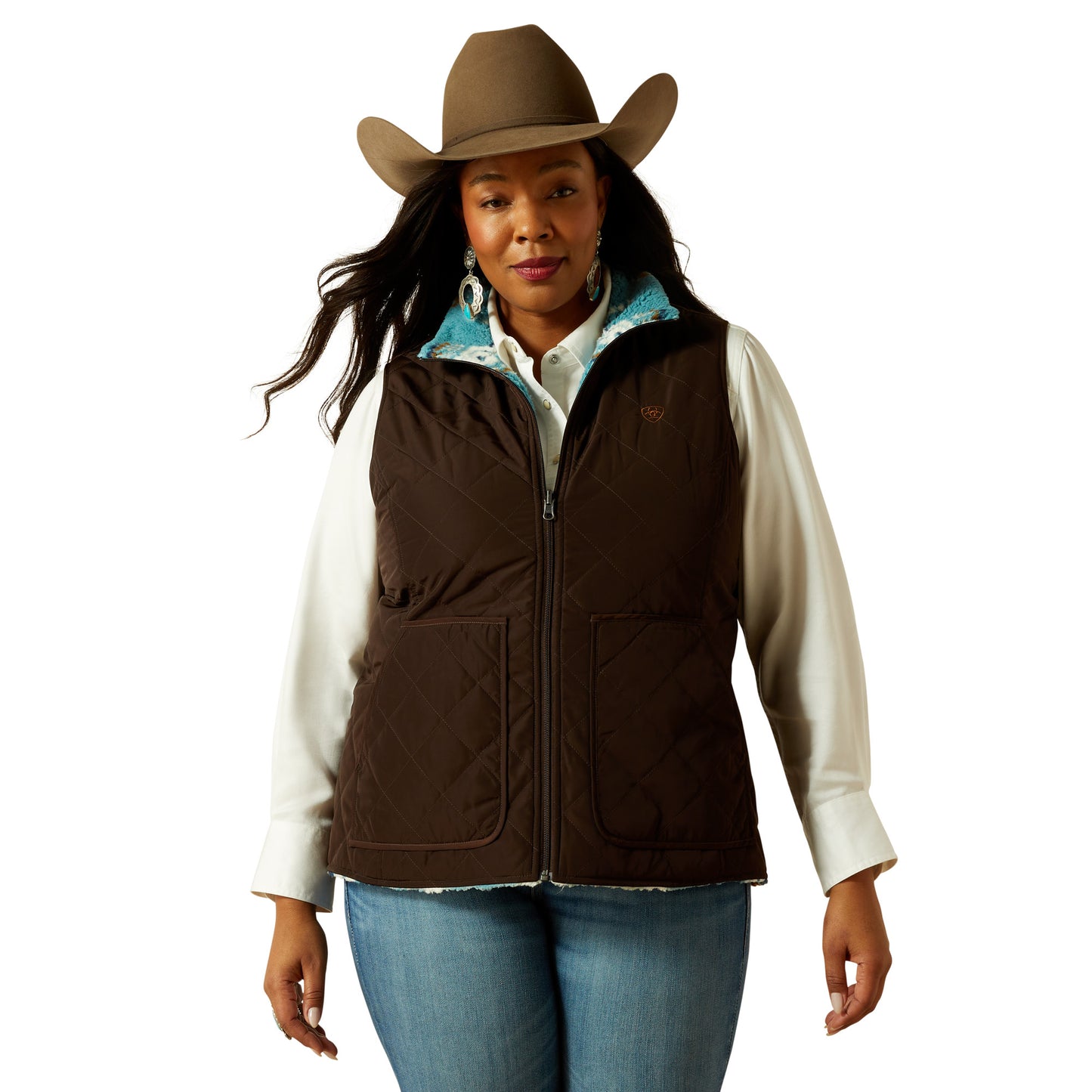 Ariat Ladies 10062816 Dilon 2.0 Reversible Insulated Vest