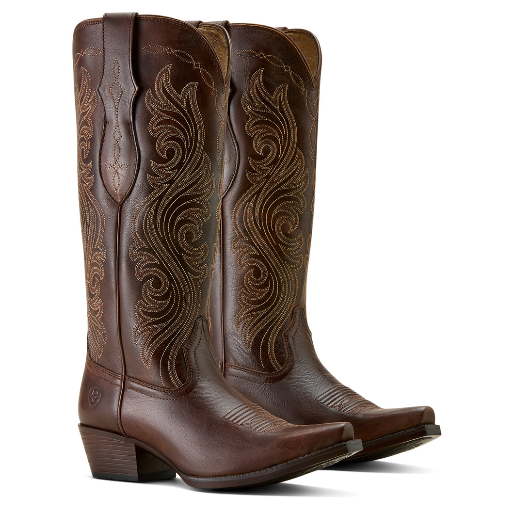 Ariat Ladies 10063846 Taytum X Toe Western Boot in Rich Clay