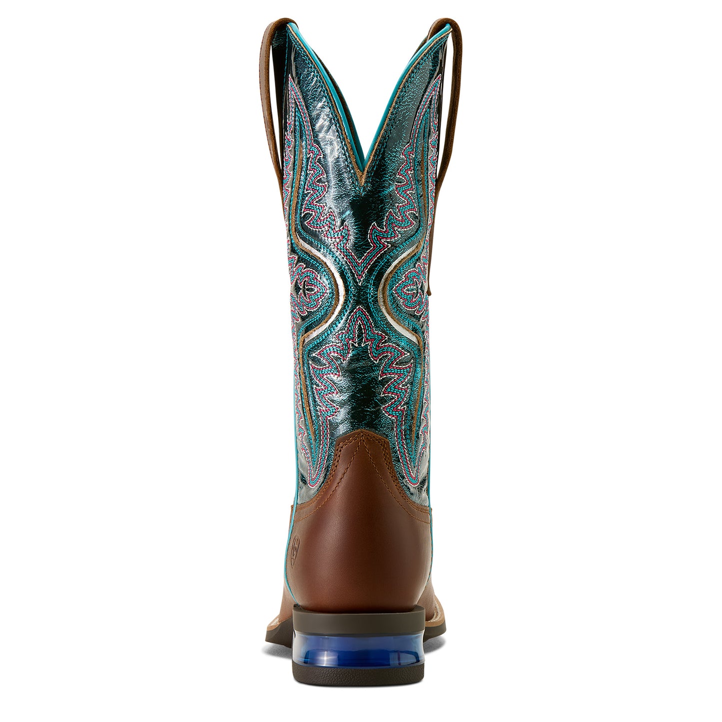 Ariat Ladies 10063893 Captivate Wide Square Toe Western Boots in Vintage Caramel & Striking Aruba