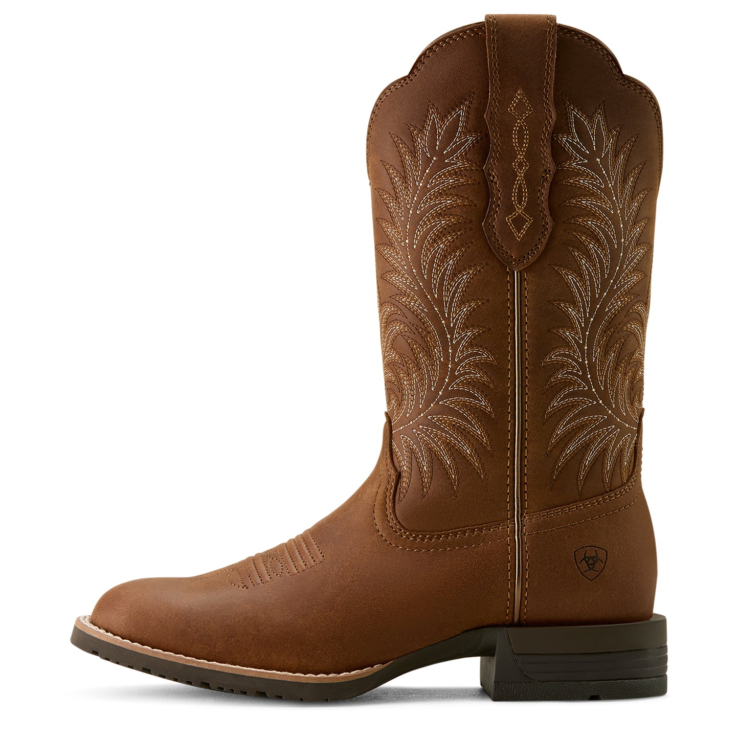 Ariat Ladies 10063901 Hybrid Ranchward W Toe Western Boots in Frontier Brown