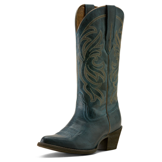 Ariat Ladies 10064008Heritage J Toe Stretch Fit Western Boots in Fresh Demin