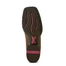 Load image into Gallery viewer, Ariat Ladies 10064078 Round Up Wide Square Toe Stretch Fit Western Boots in Sassy Brown
