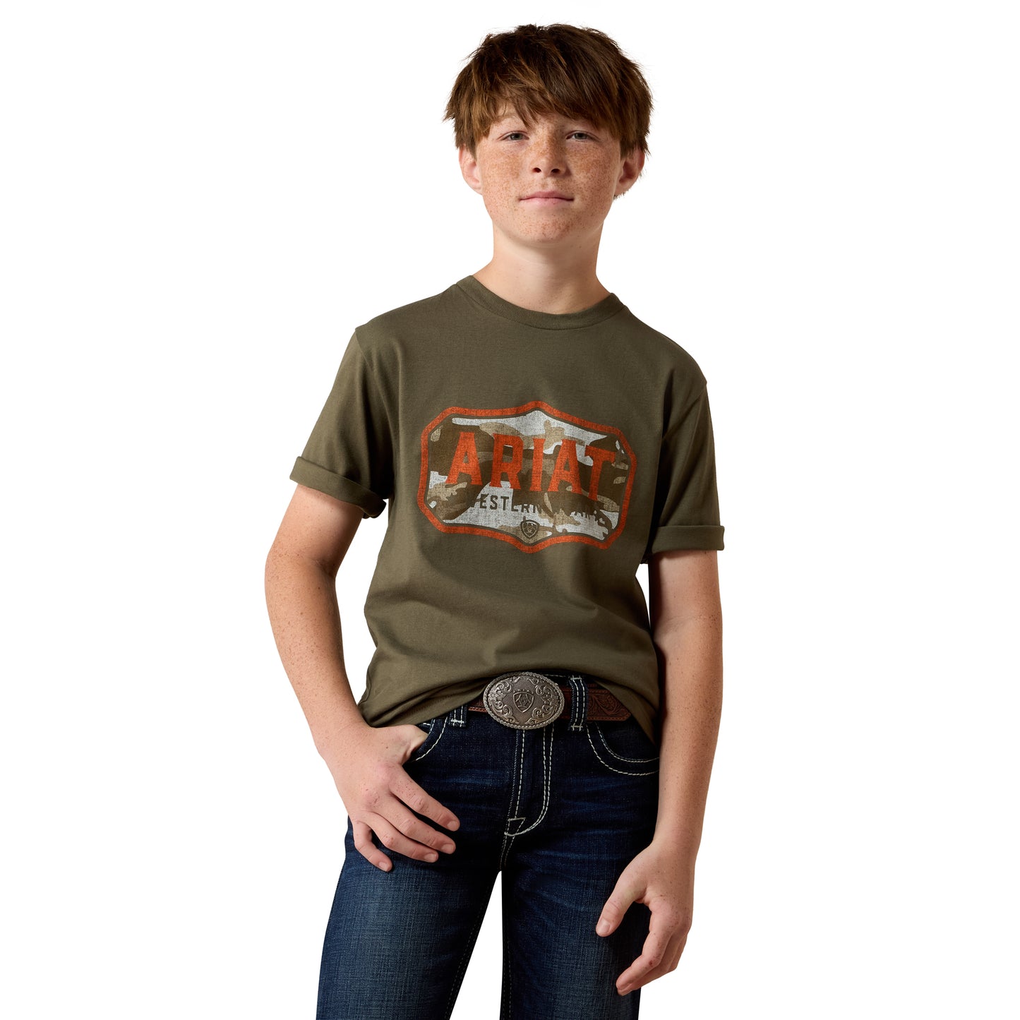 Ariat Kids 10079540 Wild Creek Camo T-Shirt