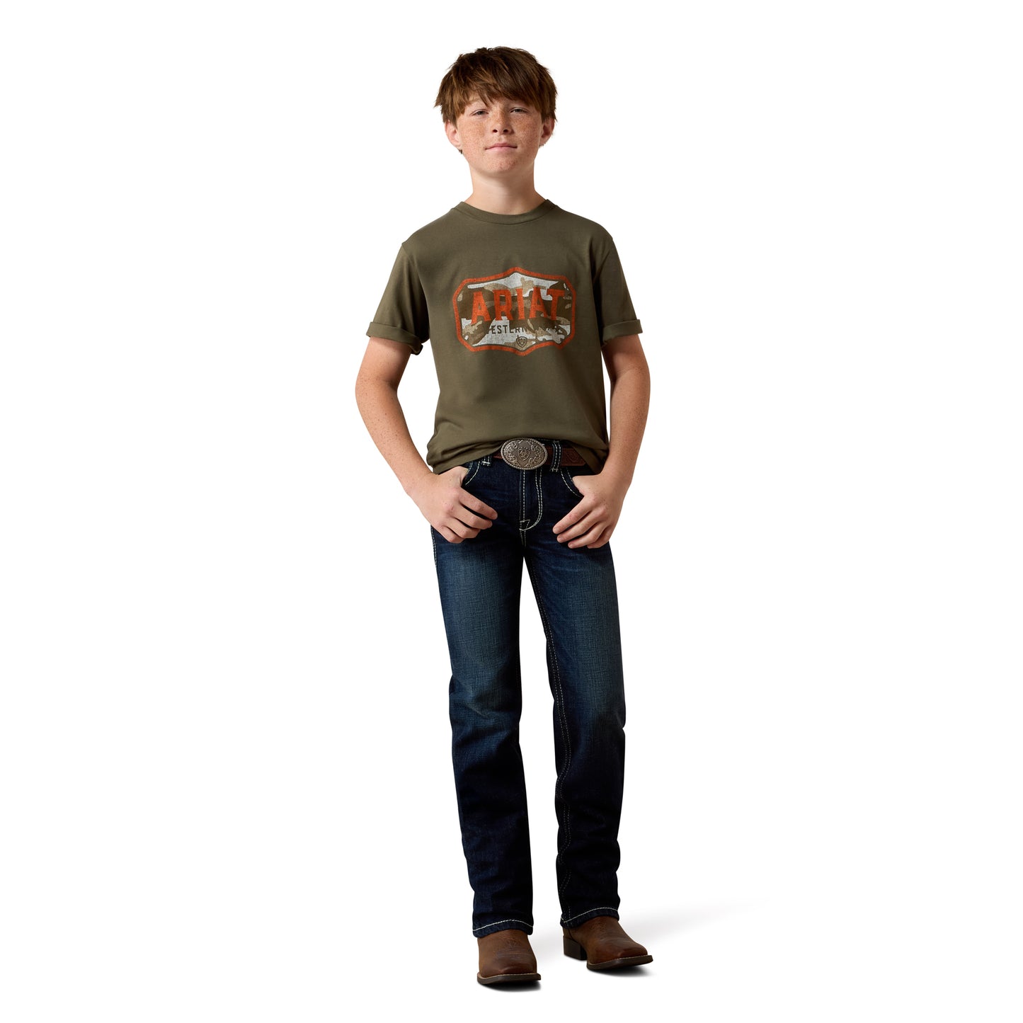 Ariat Kids 10079540 Wild Creek Camo T-Shirt
