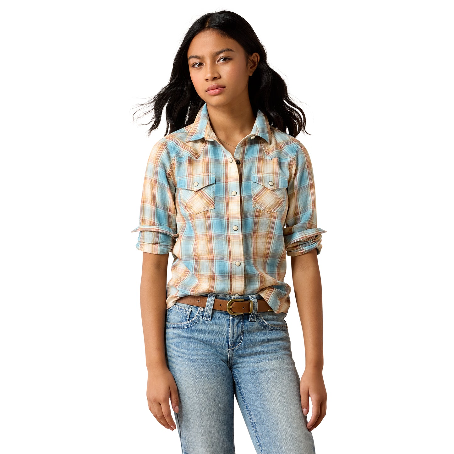 Ariat 10079458 Girls Creekside West Snap Shirt