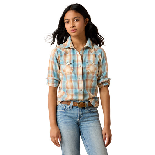 Ariat 10079458 Girls Creekside West Snap Shirt