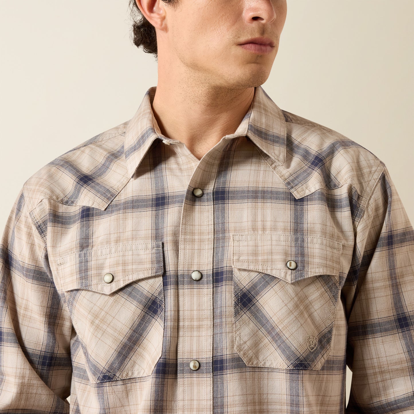 Ariat 10079300 Mens Retro Hudde Fitted Snap Shirt