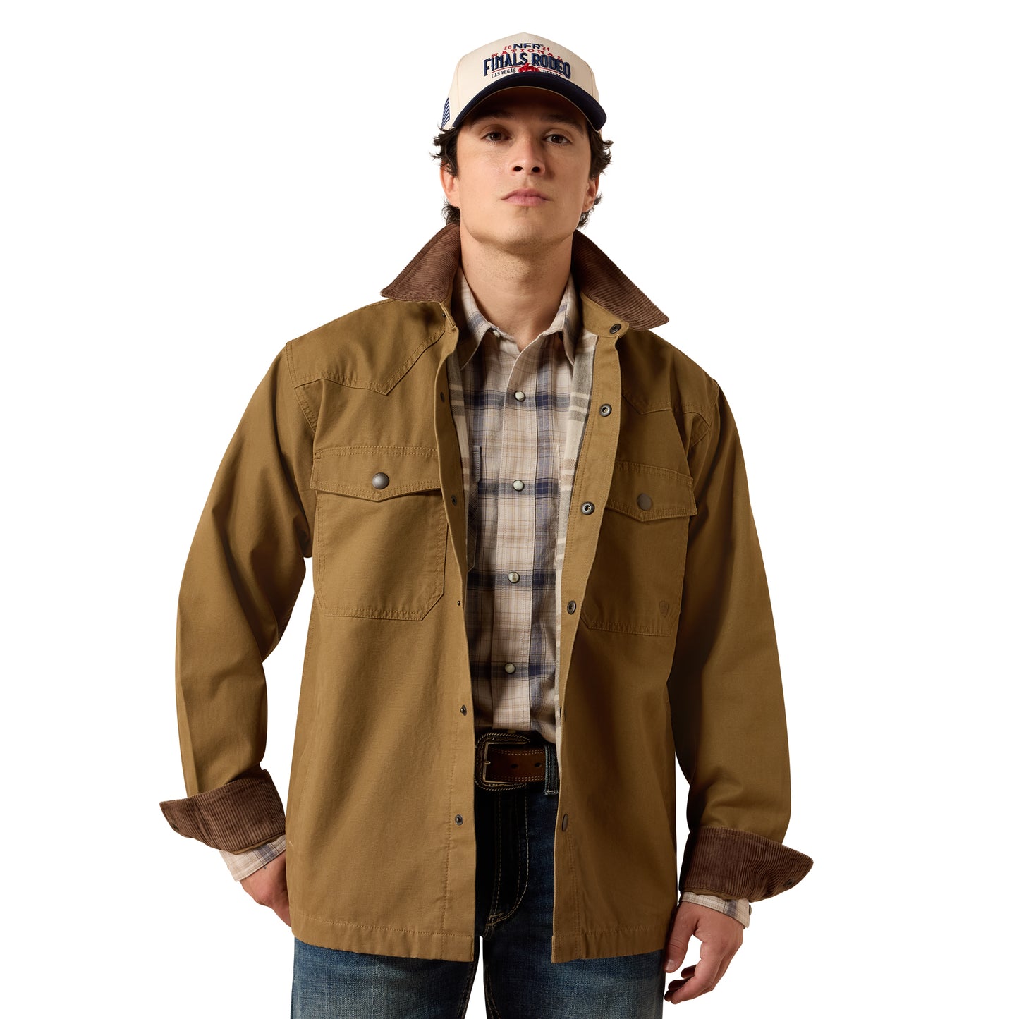 Ariat Mens 1079376 Retro Canvas Shirt Jacket