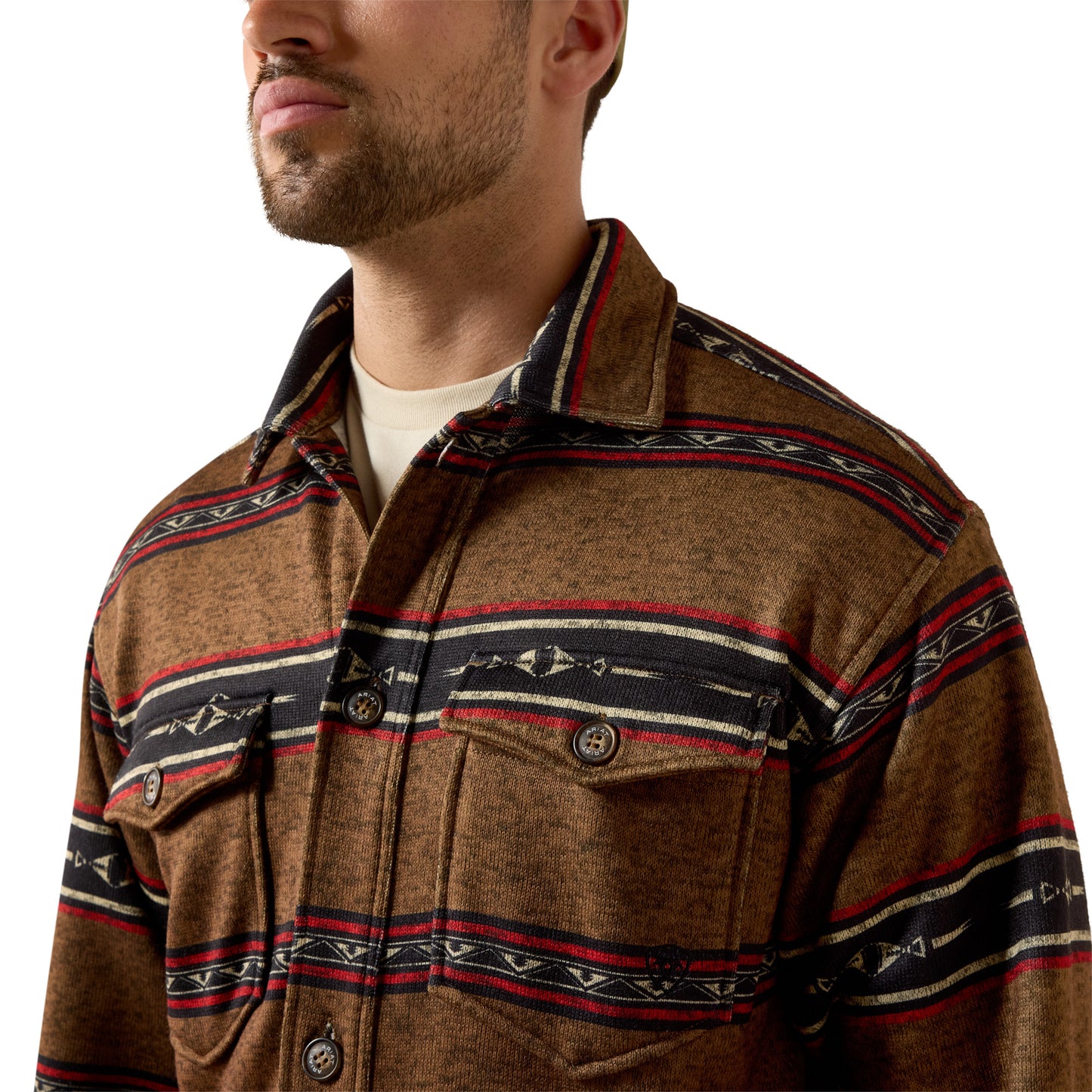 Ariat Mens 10079387 Caldwell Printed Shirt Jacket