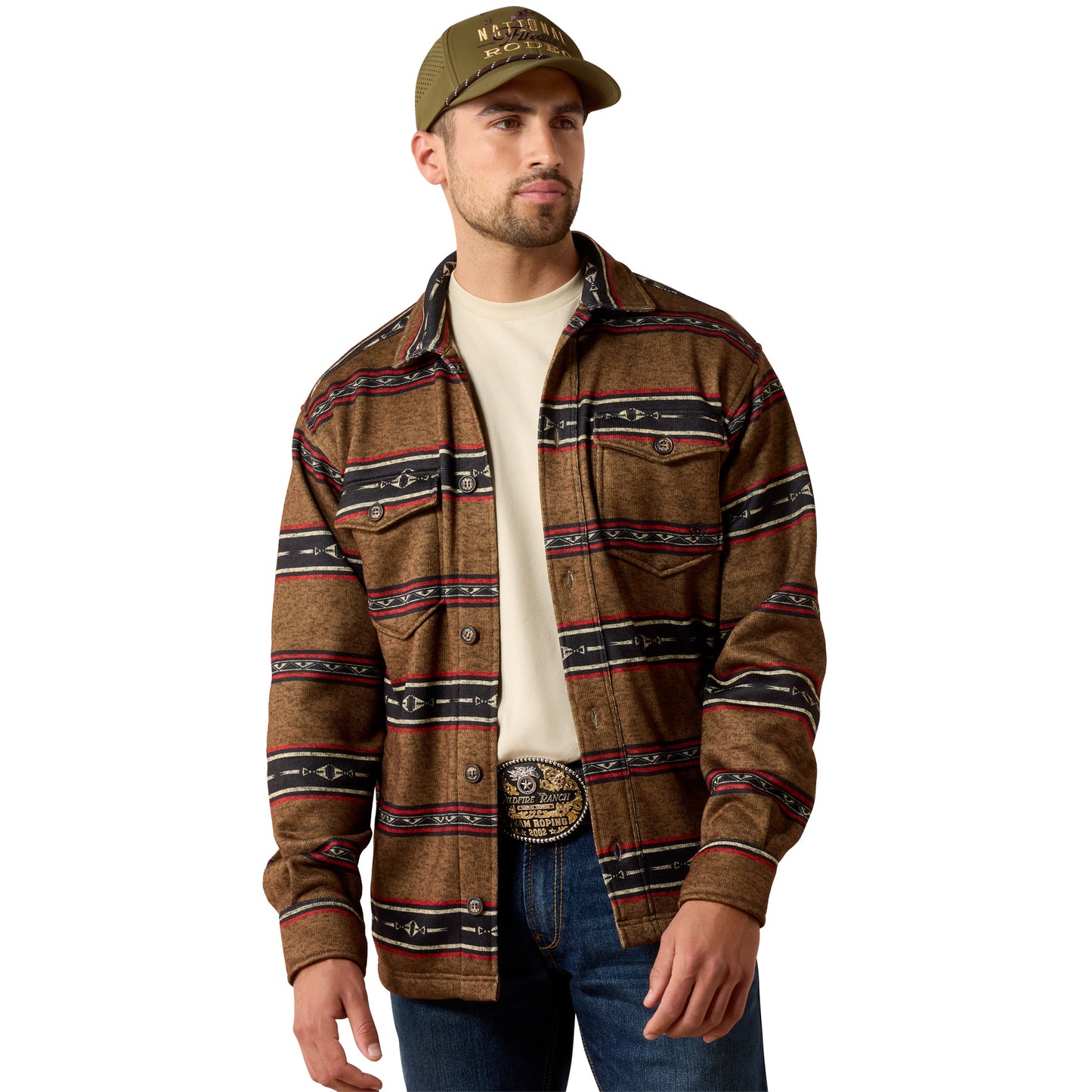 Ariat Mens 10079387 Caldwell Printed Shirt Jacket