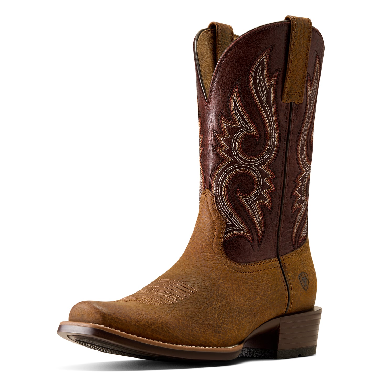 Ariat Mens 10080529 Stonebrook Mens Western Boots in Earth/Spiced Papaya