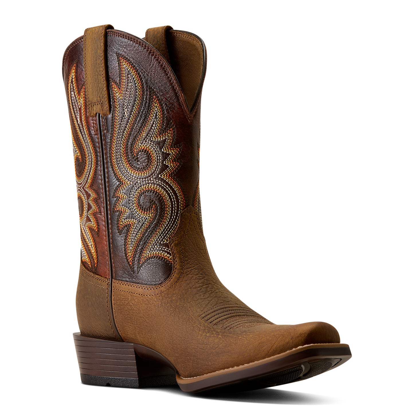Ariat Mens 10080529 Stonebrook Mens Western Boots in Earth/Spiced Papaya