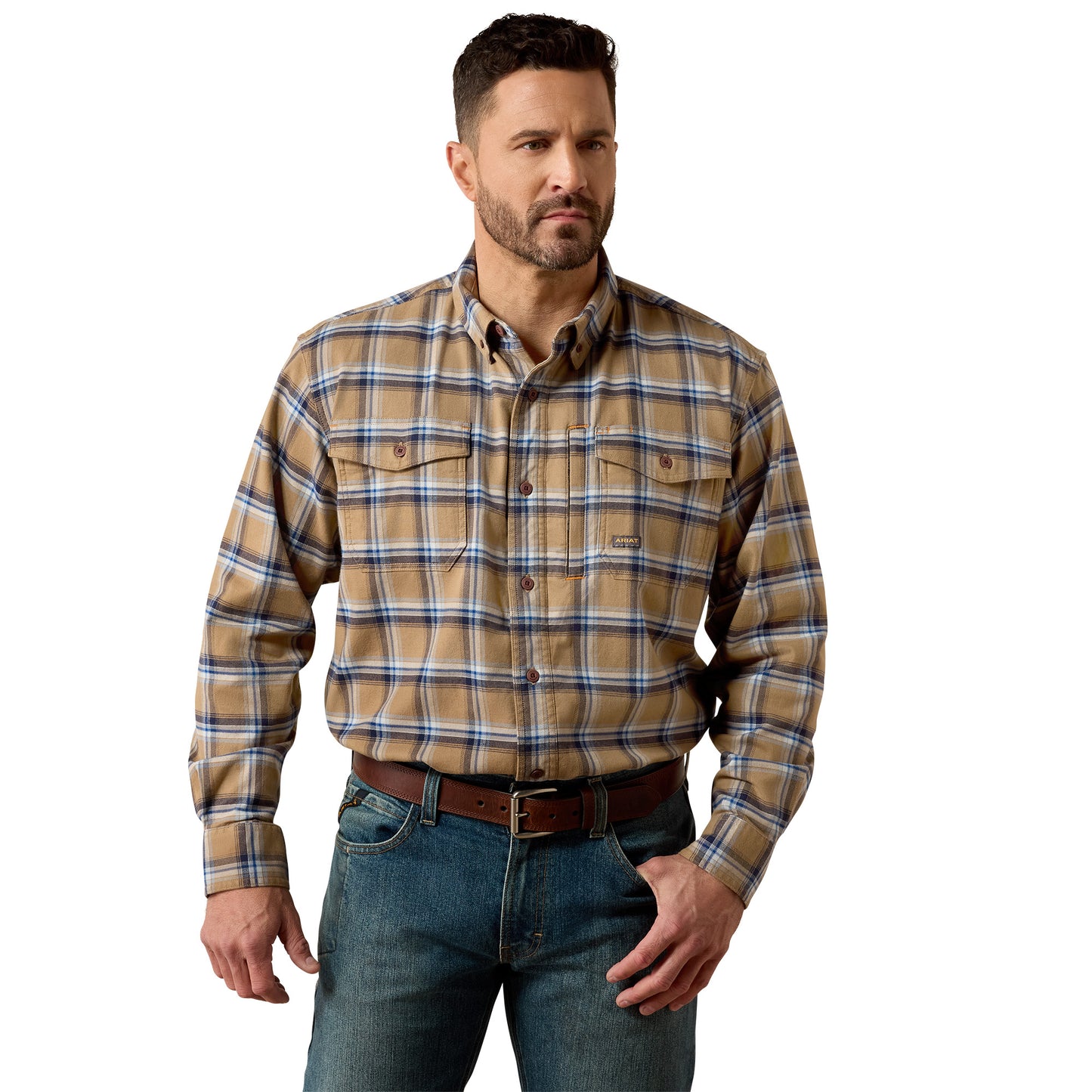 Ariat 10079170 Rebar Flannel DuraStretch Work Shirt