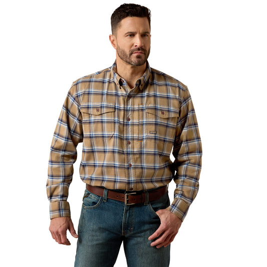 Ariat 10079170 Rebar Flannel DuraStretch Work Shirt