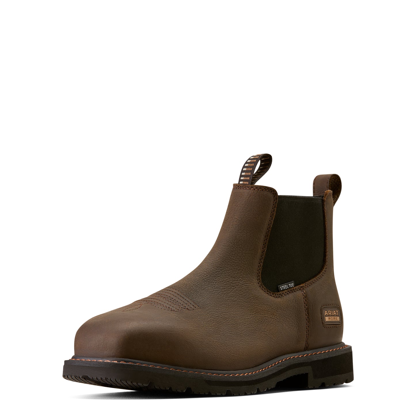 Ariat Mens 10080331 WorkHog Ground Rancher Chelsea Steel Toe