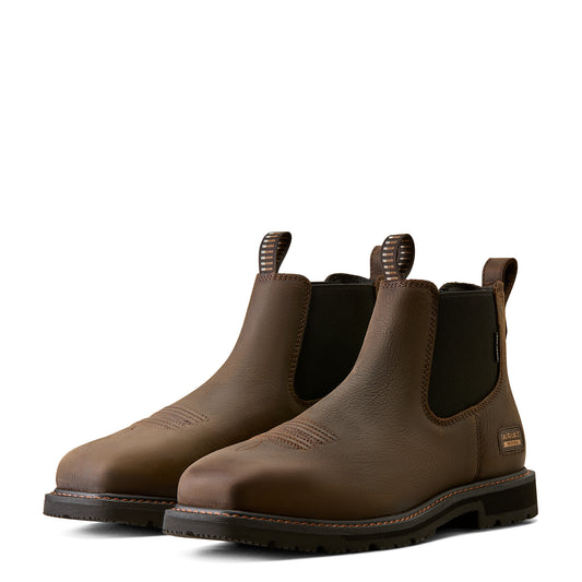 Ariat Mens 10080331 WorkHog Ground Rancher Chelsea Steel Toe
