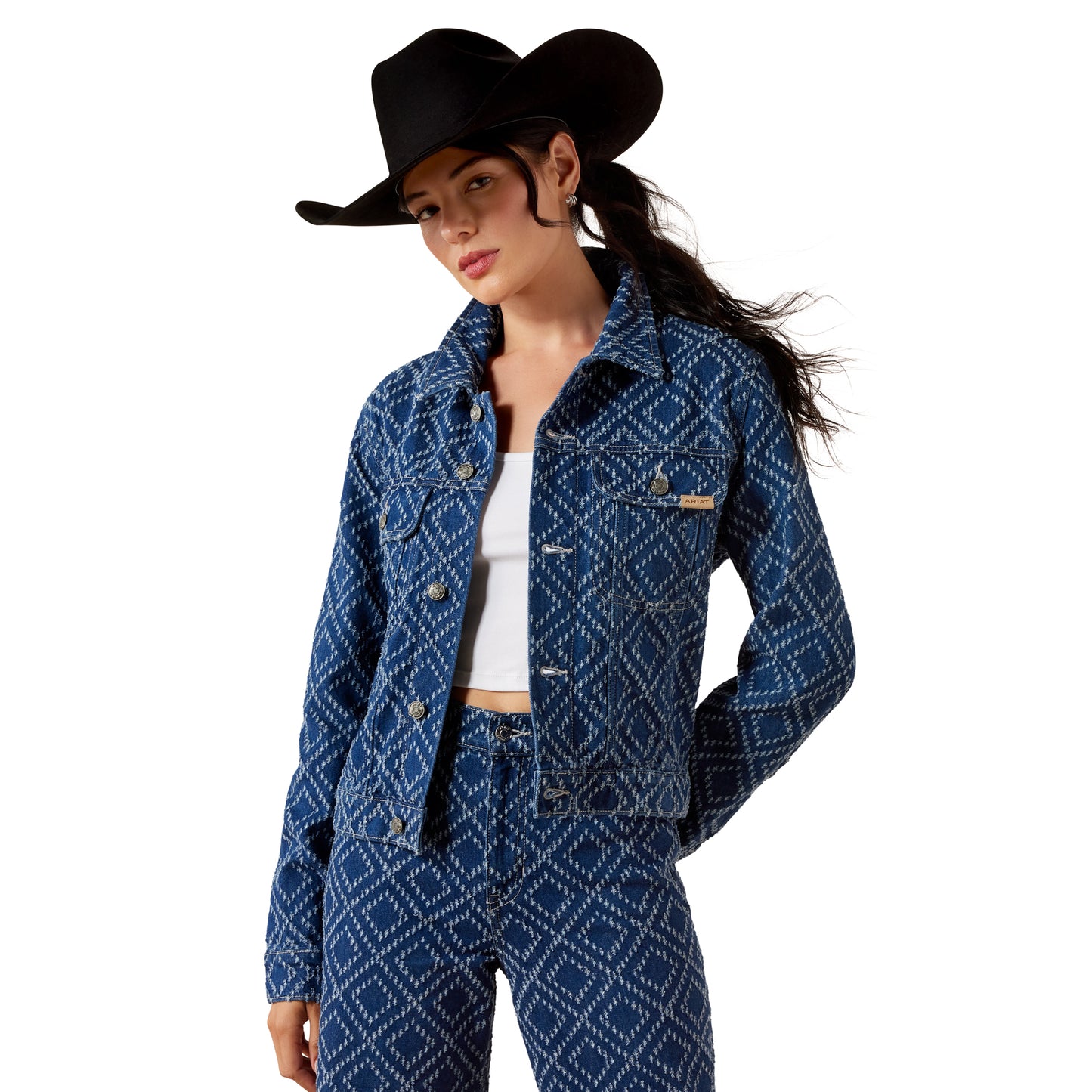 Ariat 10078907 Ladies Boxy Crop Jacket