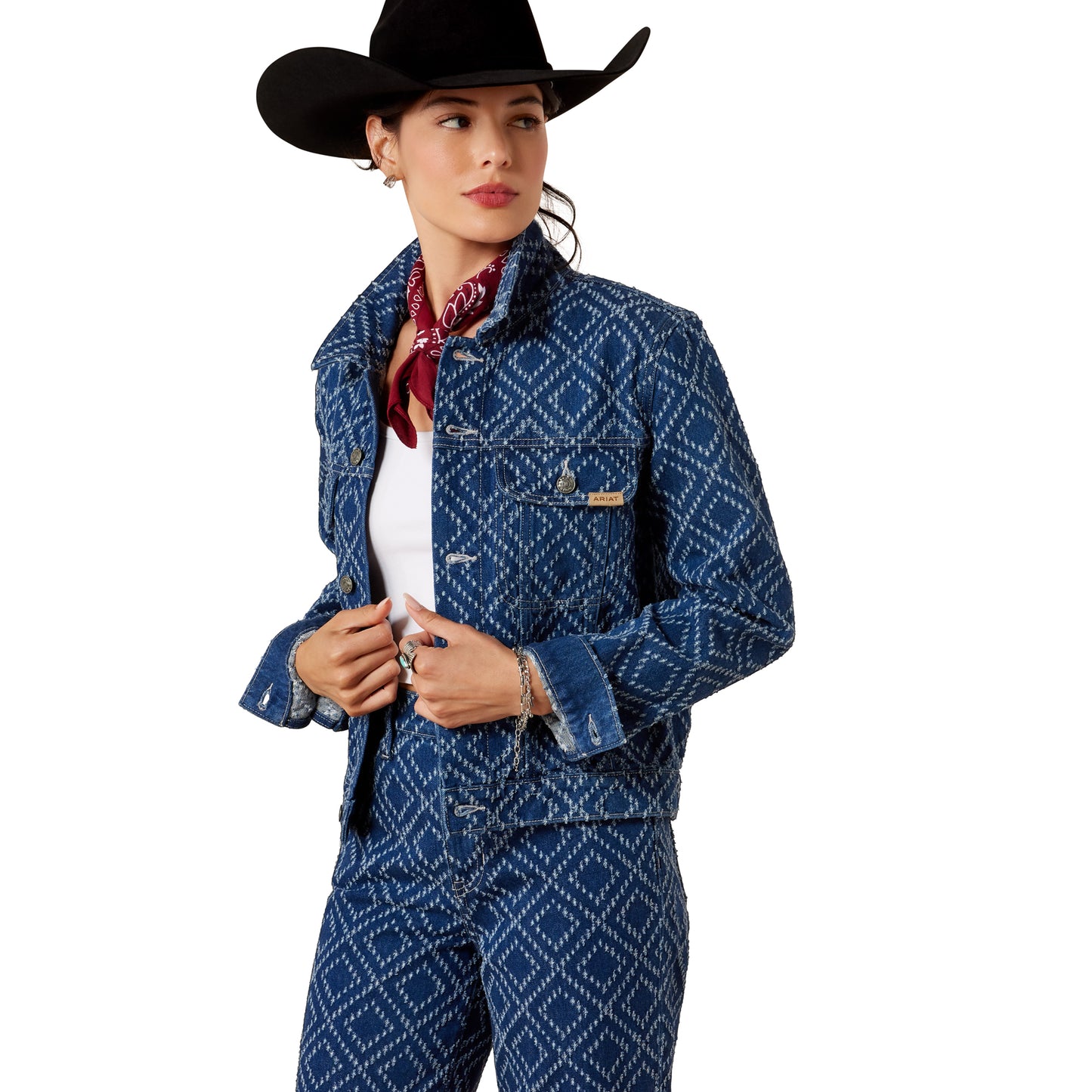 Ariat 10078907 Ladies Boxy Crop Jacket