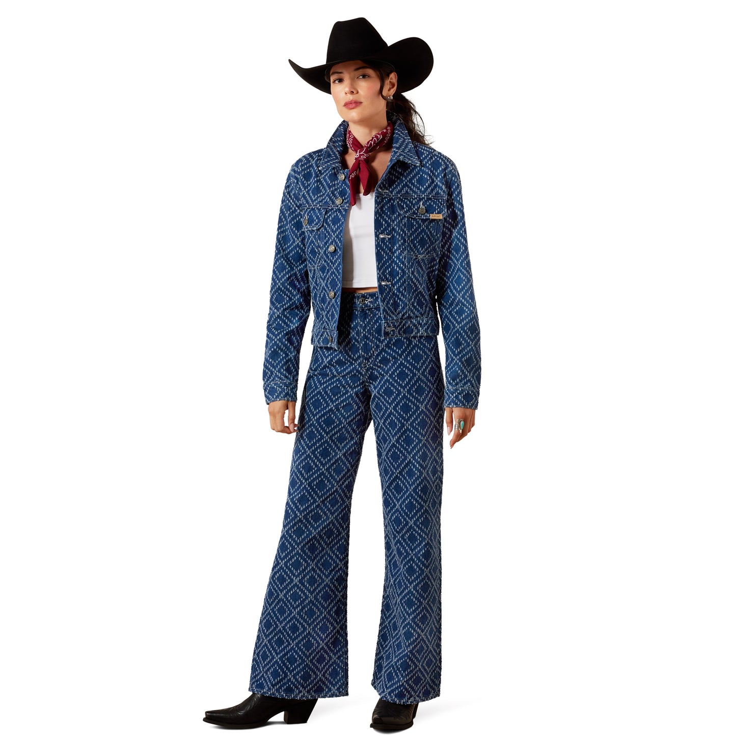 Ariat 10078907 Ladies Boxy Crop Jacket