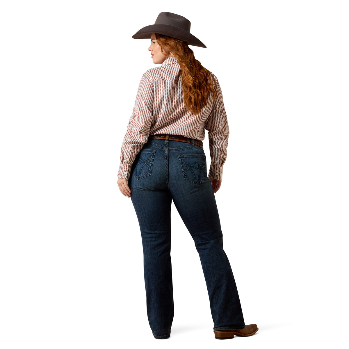 Ariat Ladies 10078928 Mid Rise Luisa Boot Cut Jeans