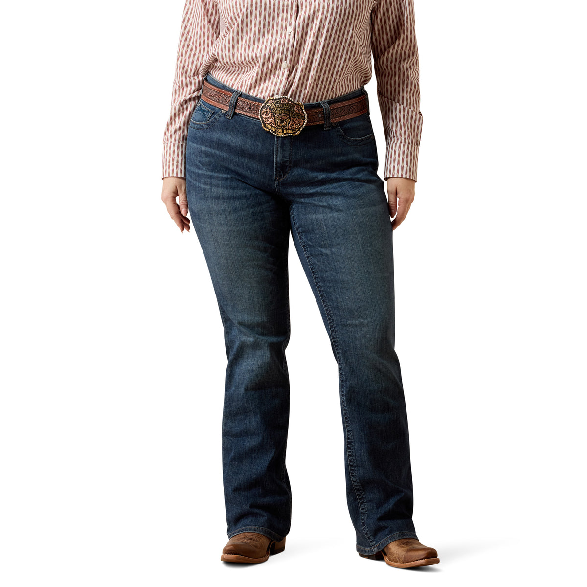 Ariat Ladies 10078928 Mid Rise Luisa Boot Cut Jeans