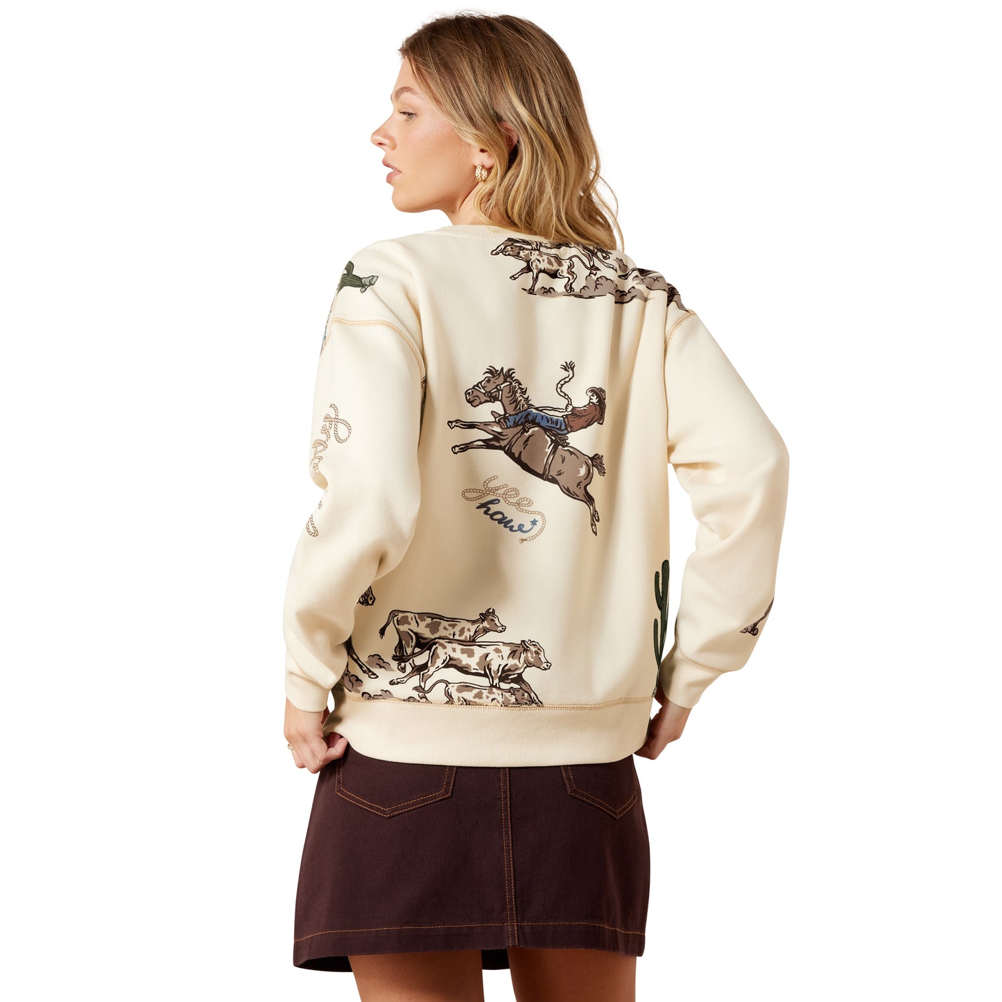 Ariat 10079307 Ladies Rancher Sweatshirt