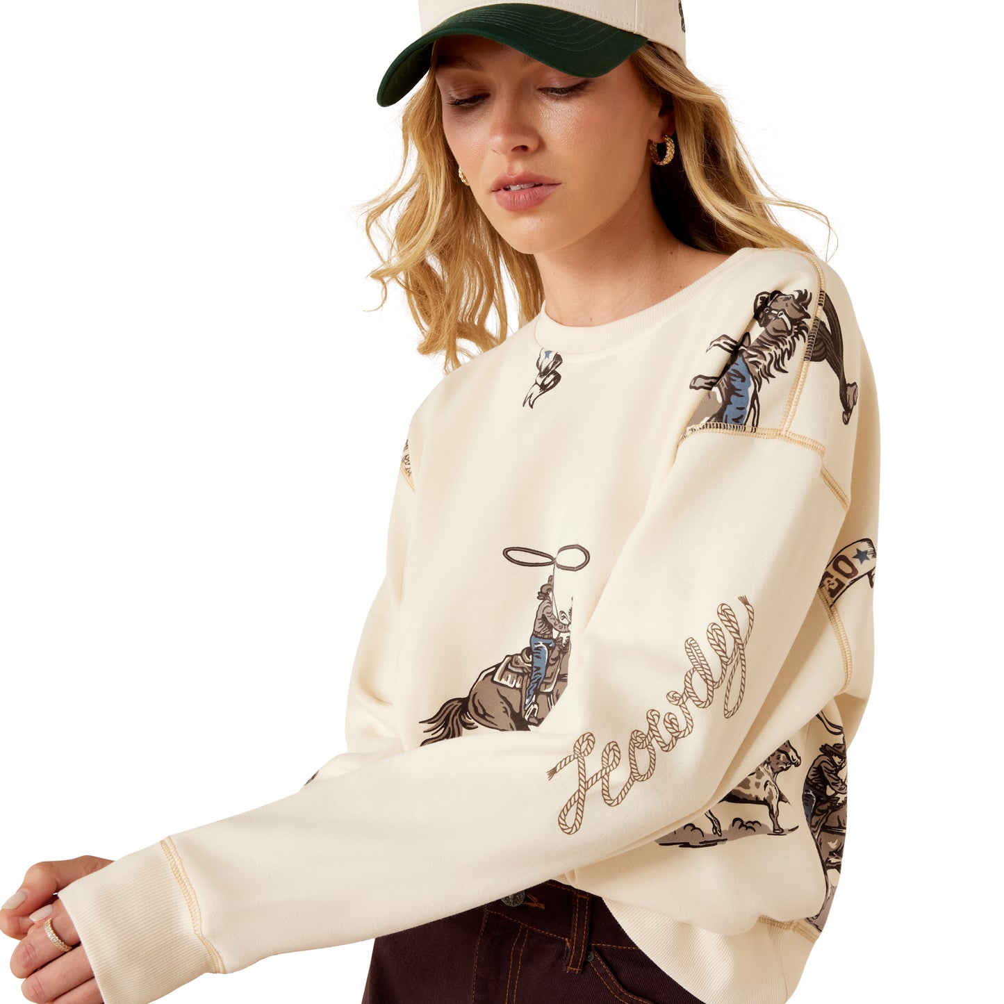 Ariat 10079307 Ladies Rancher Sweatshirt
