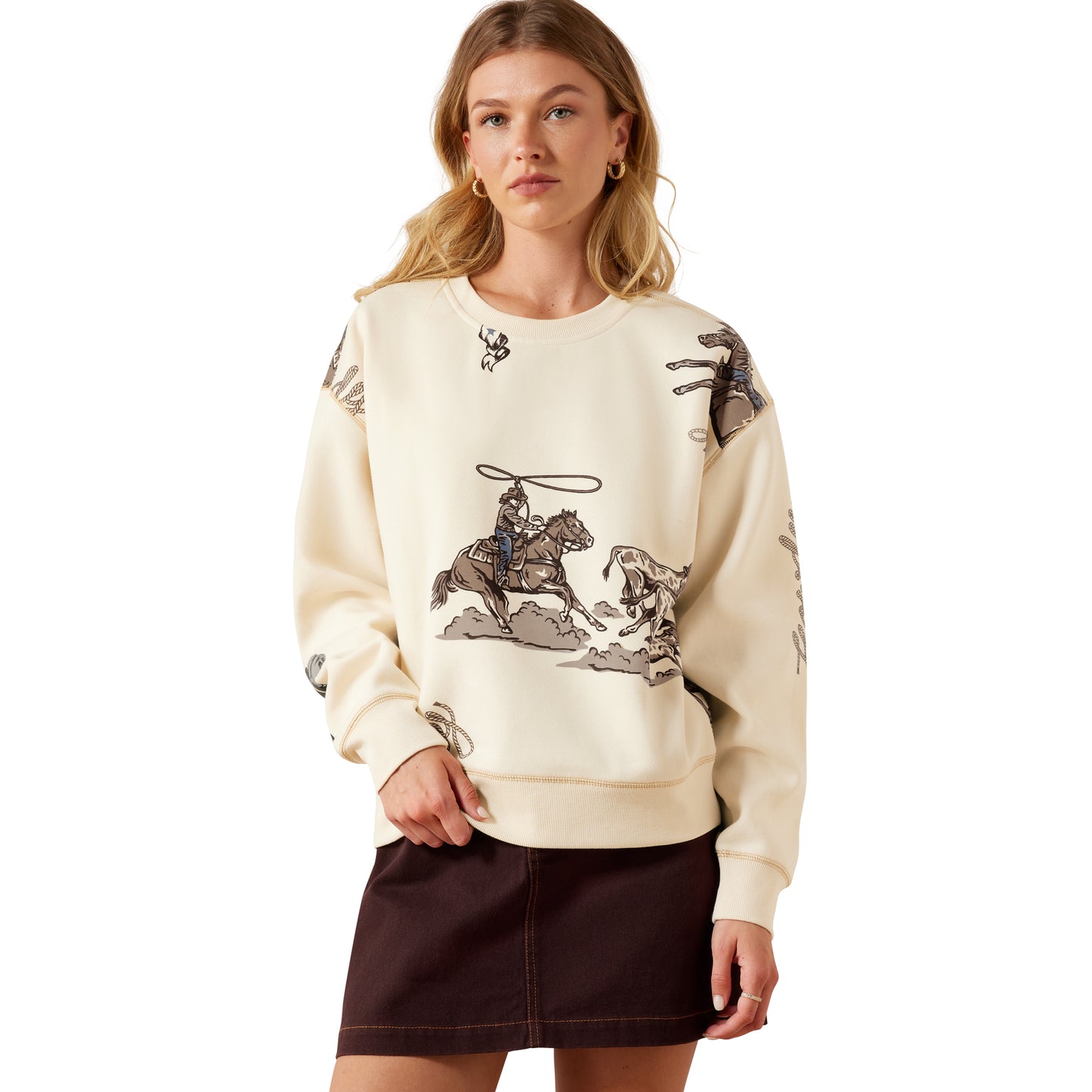 Ariat 10079307 Ladies Rancher Sweatshirt