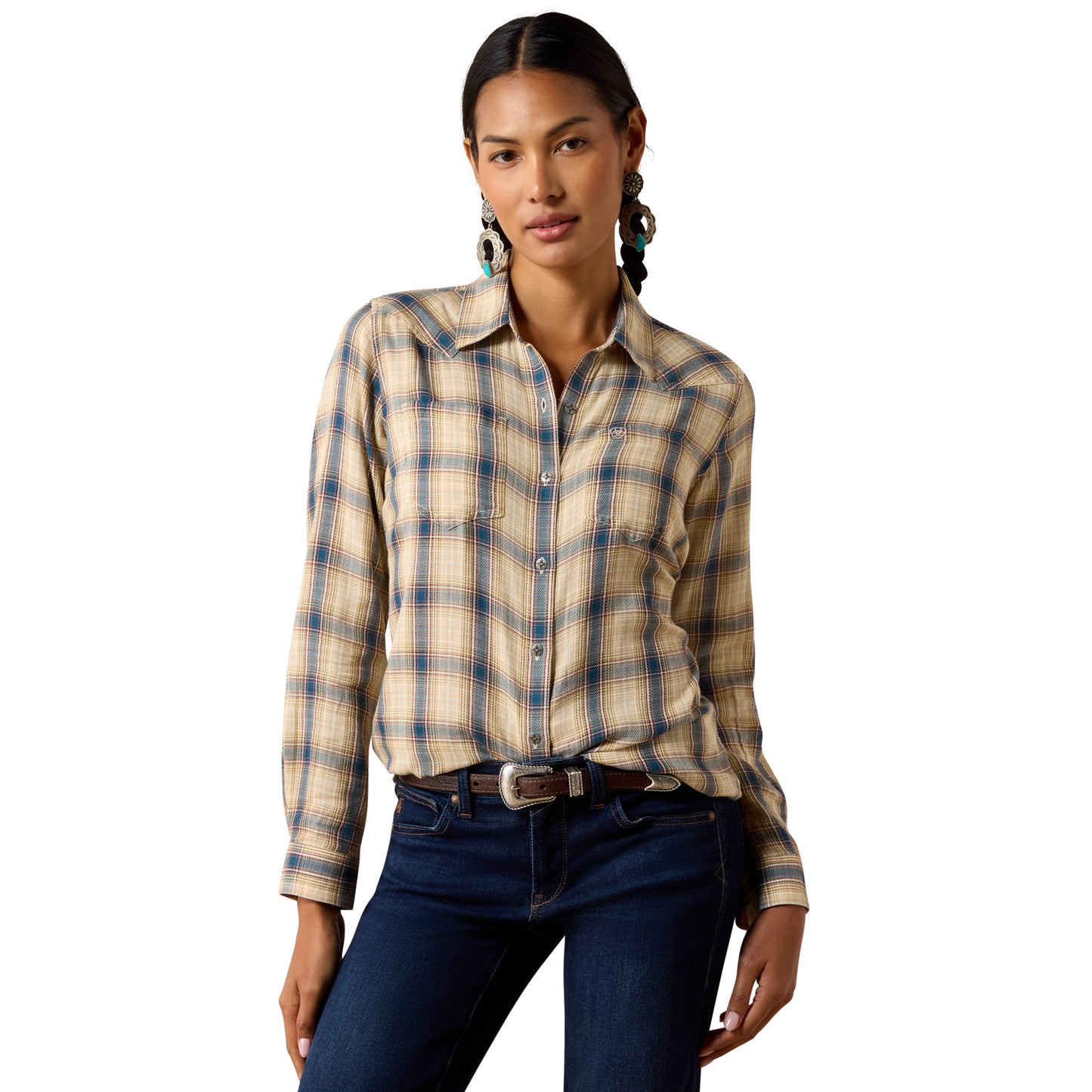 Ariat 10079346 Ladies Billie Jean Western Shirt