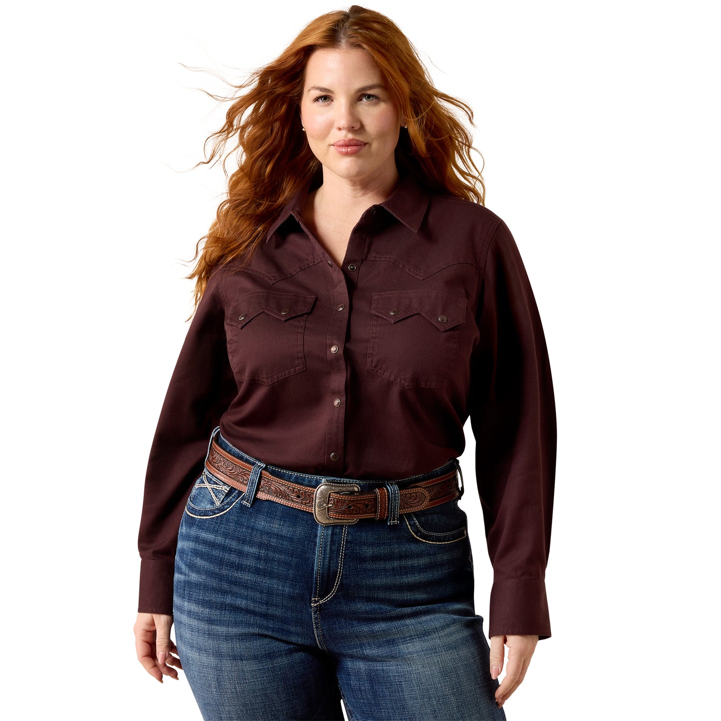 Ariat 10079629 Ladies Earthbound Western Snap Shirt