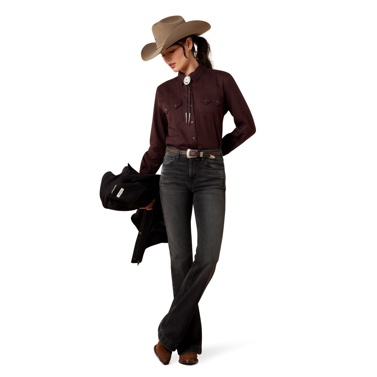 Ariat 10079629 Ladies Earthbound Western Snap Shirt