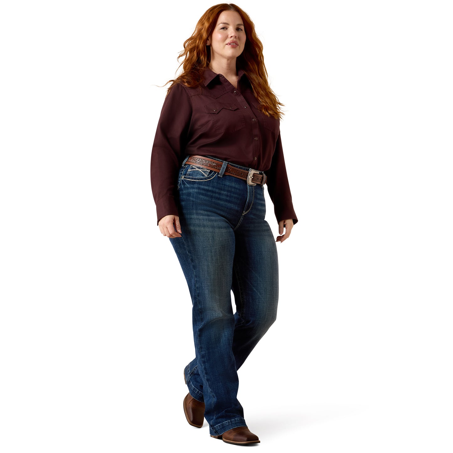 Ariat 10079629 Ladies Earthbound Western Snap Shirt