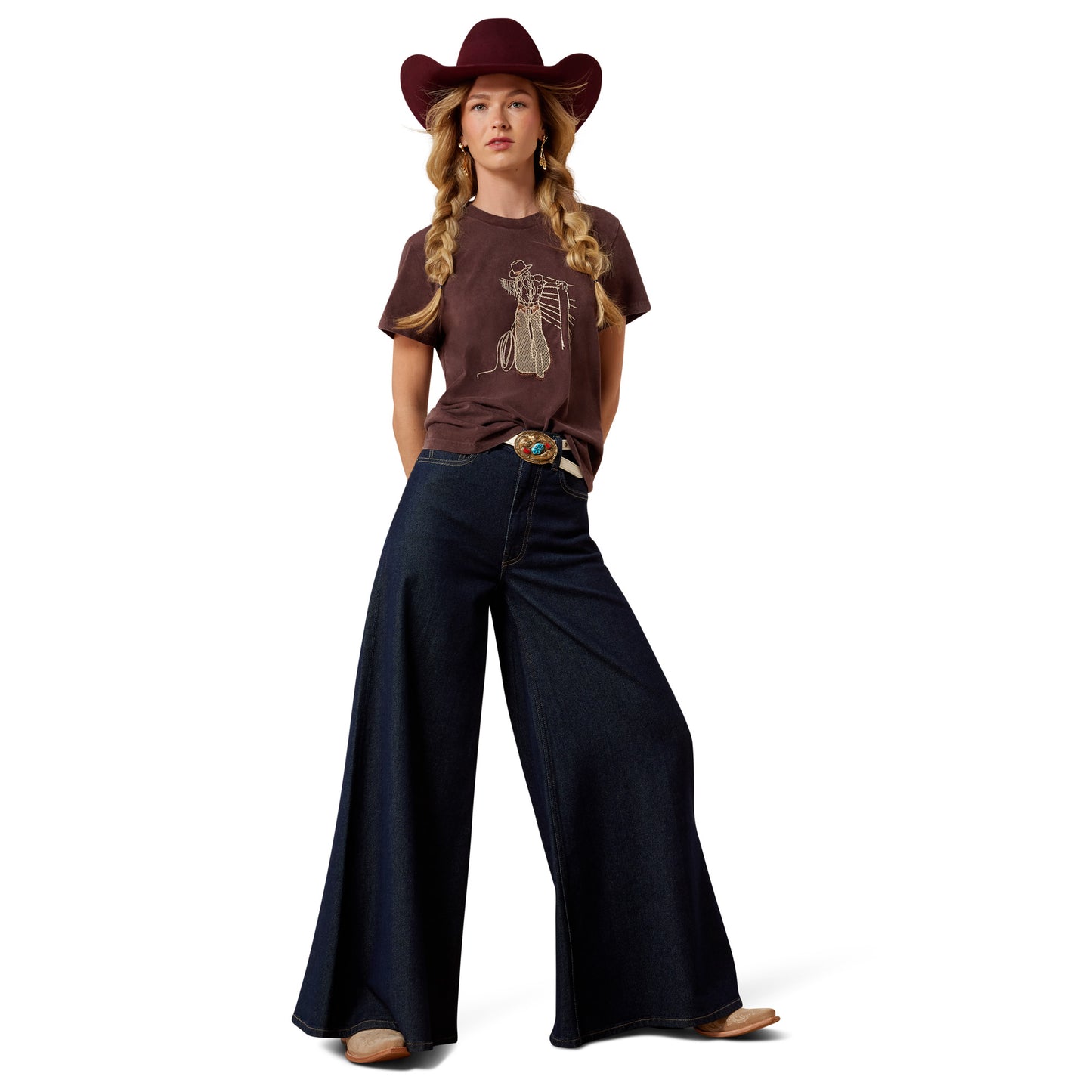 Ariat 10079672 Ladies Rebel With A Cause T-Shirt