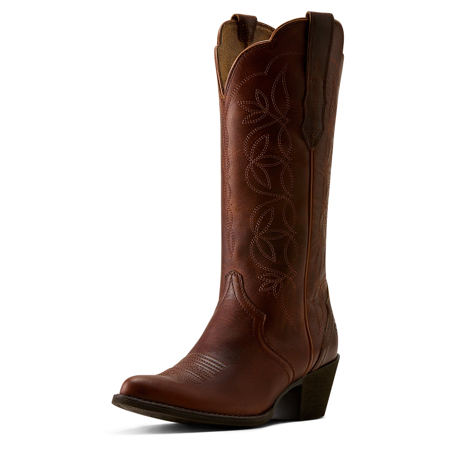 Ariat Ladies 10080318 Heritage Blossom J Toe Western Boots in Vintage Caramel