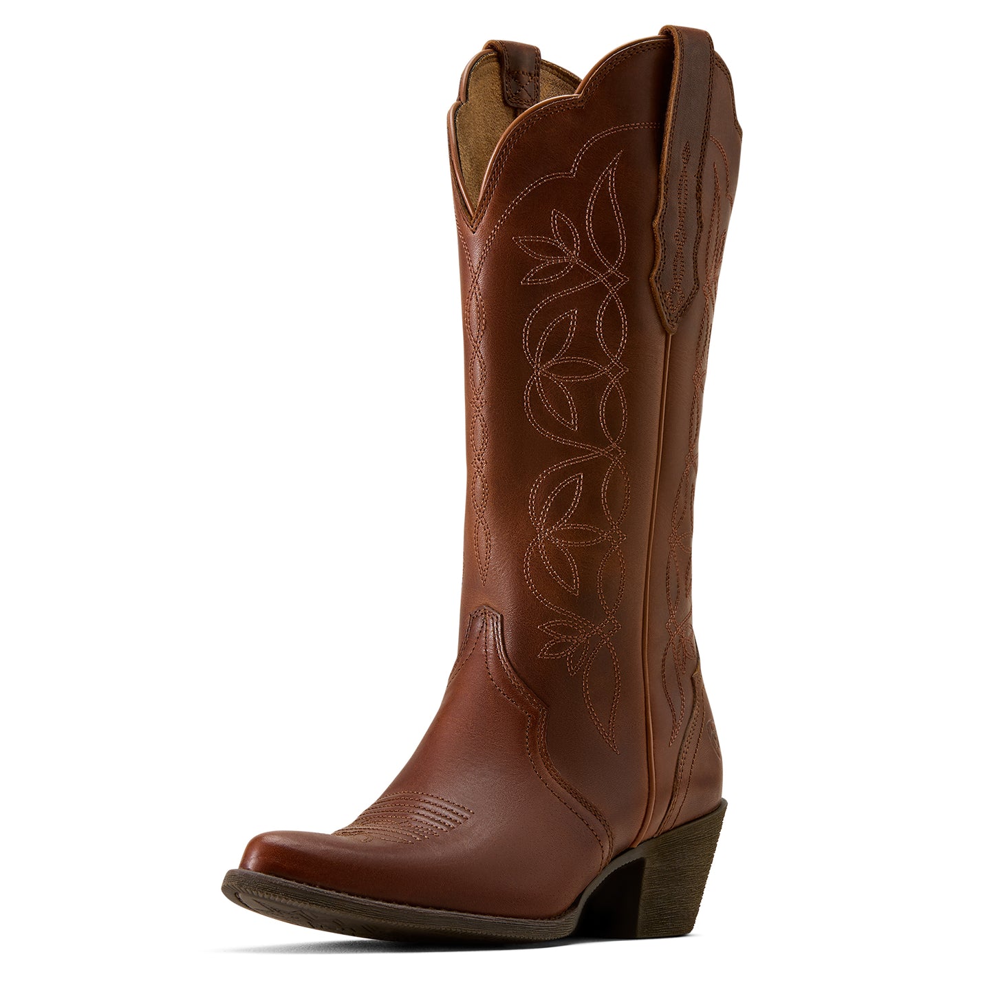Ariat Ladies 10080318 Heritage Blossom J Toe Western Boots in Vintage Caramel