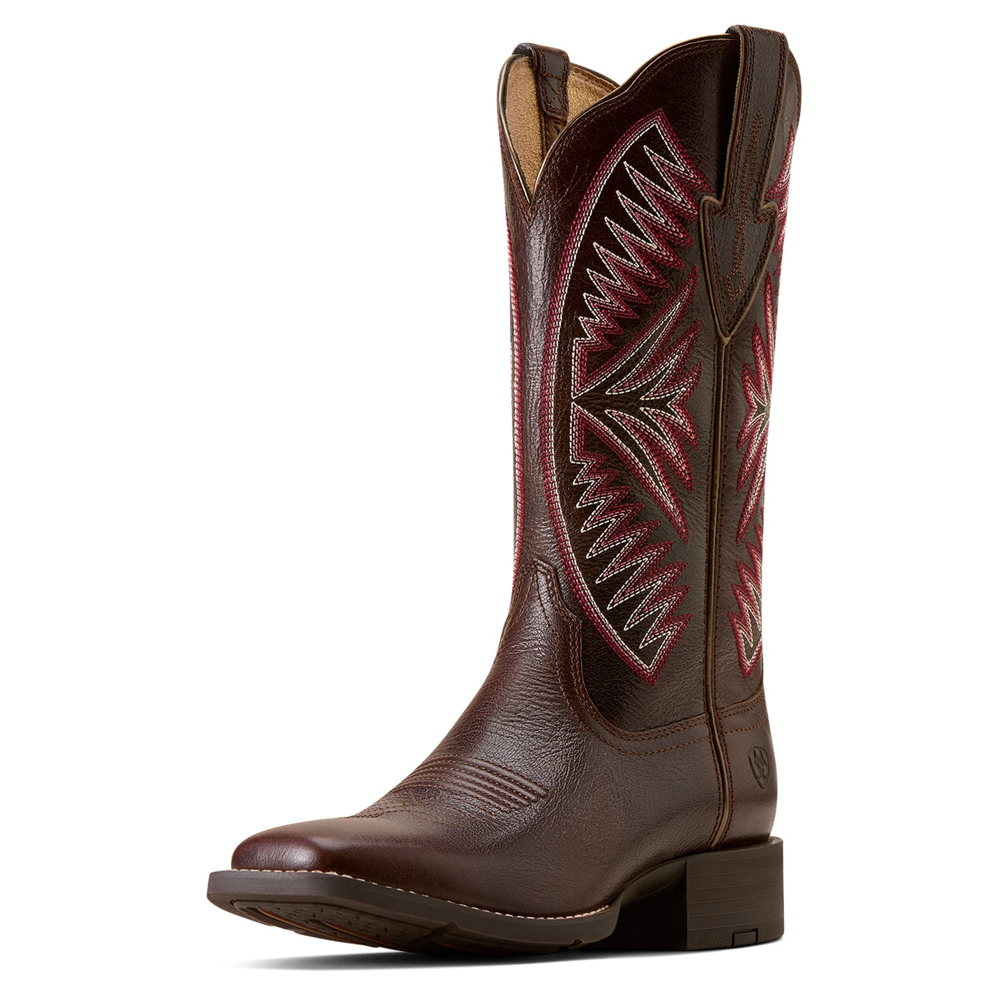 Ariat Ladies 10080434 Round Up Ruidoso Western Boots in Arizona Brown