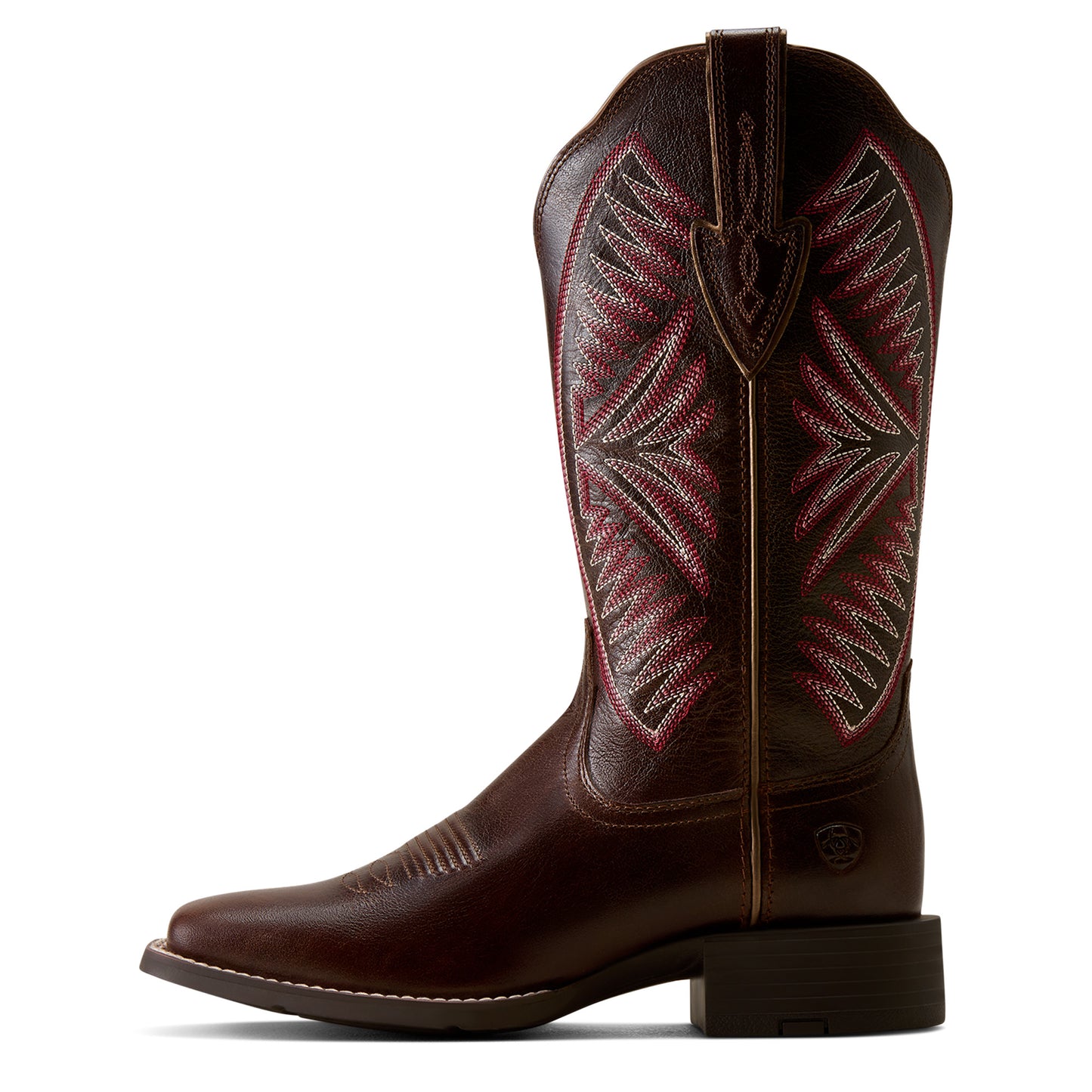 Ariat Ladies 10080434 Round Up Ruidoso Western Boots in Arizona Brown