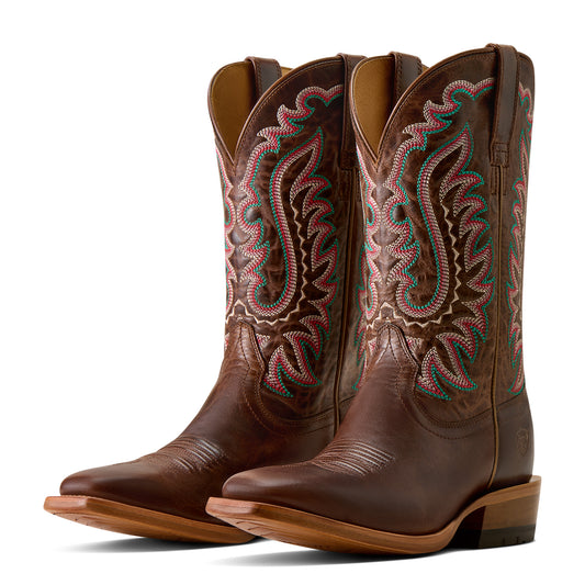 Ariat Ladies 10080463 Futurity Rey French Toe Western Boots in Honey Brown