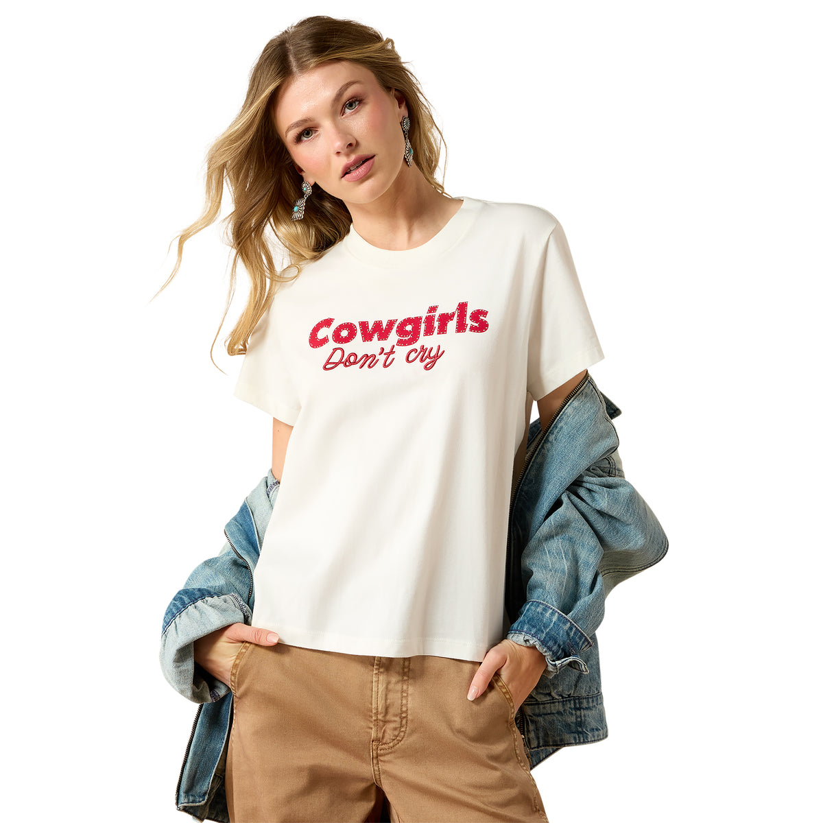 Ariat 10080725 Cowgirls Don't Cry T-Shirt