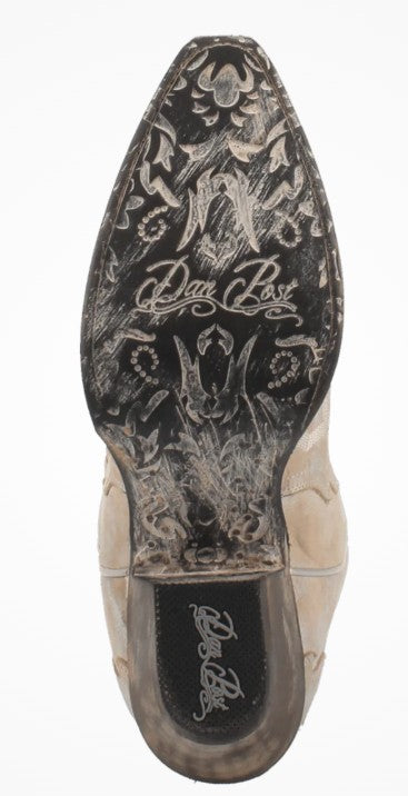 Dan Post Frost Bite DP4303 in Silver/White Ladies Cowboy Boots