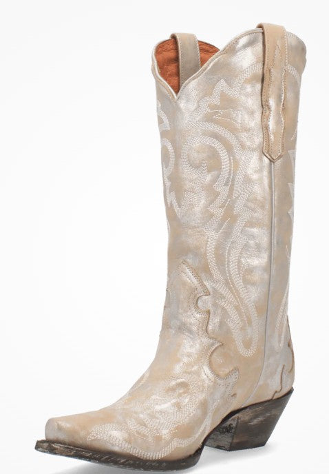 Dan Post Frost Bite DP4303 in Silver/White Ladies Cowboy Boots
